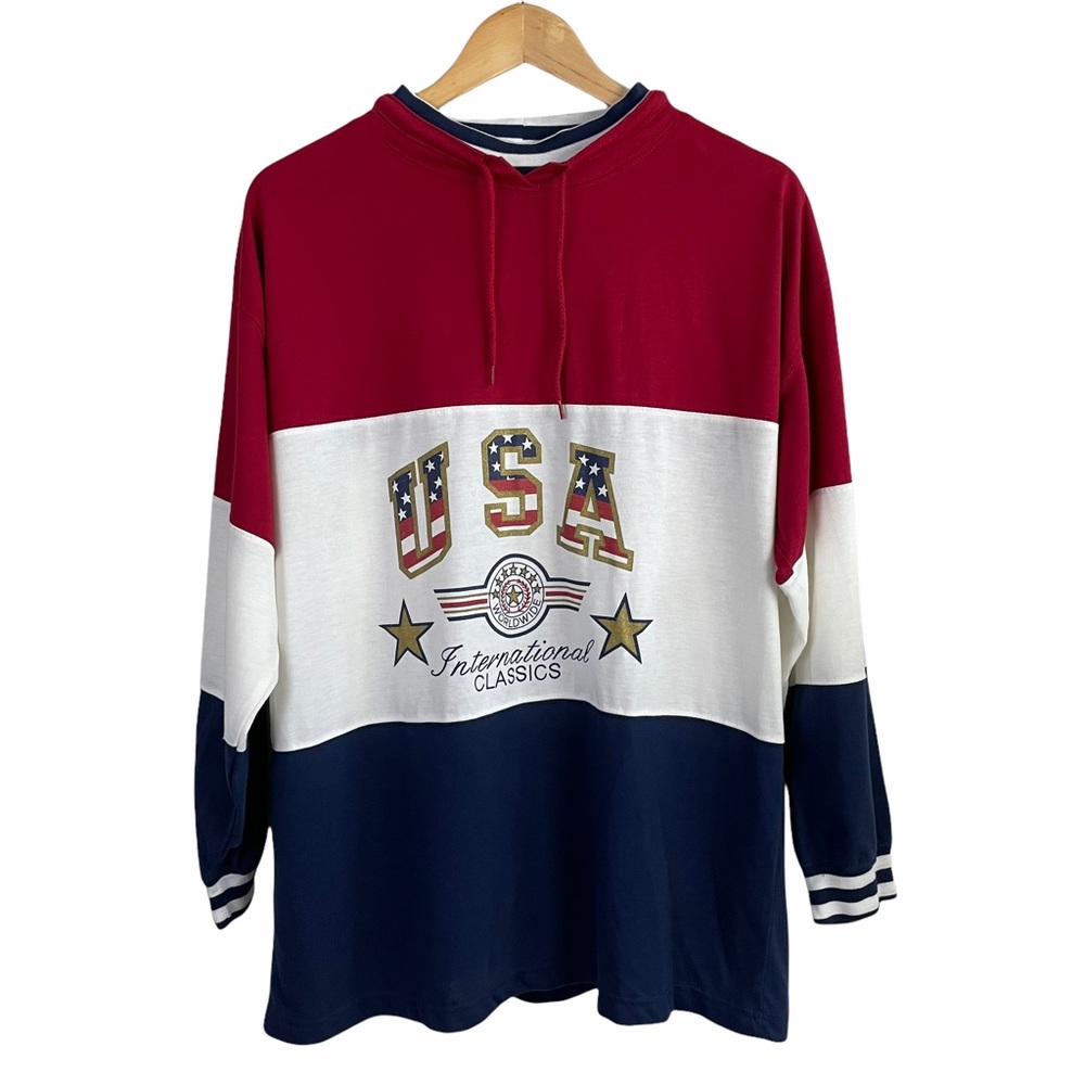 Vintage Jeremy Beau USA V-Neck Shirt